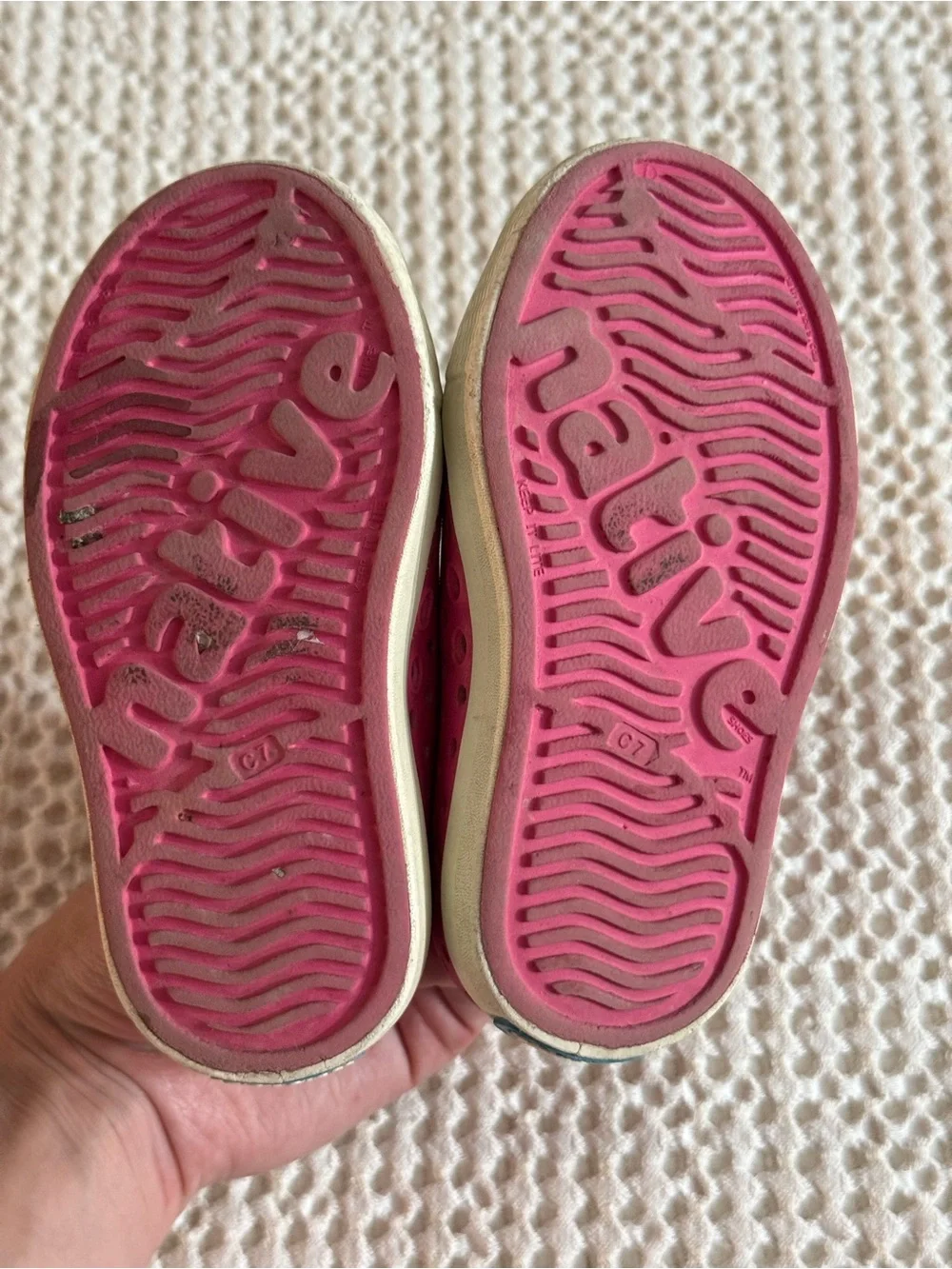 Native pink toddler